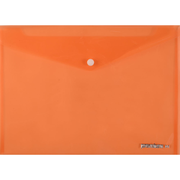 Φάκελος Α4 Πορτοκαλί Premium 33x23.2cm με κουμπί 26376