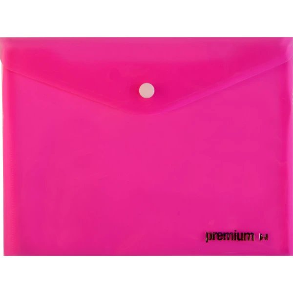 ΦΑΚΕΛΟΣ ΚΟΥΜΠΙ Α4 ΡΟΖ 33x23.2cm PREMIUM 26375