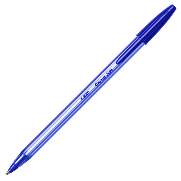 BIC CRYSTAL SOFT ΜΠΛΕ ΣΤΥΛΟ ΔΙΑΡΚΕΙΑΣ BROAD 1.2mm