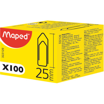 ΣΥΝΔΕΤΗΡΕΣ MAPED ΜΕΤΑΛΛΙΚΟΙ ΥΨΟΥΣ 25mm No 322120