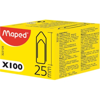 ΣΥΝΔΕΤΗΡΕΣ MAPED ΜΕΤΑΛΛΙΚΟΙ ΥΨΟΥΣ 25mm No 322120