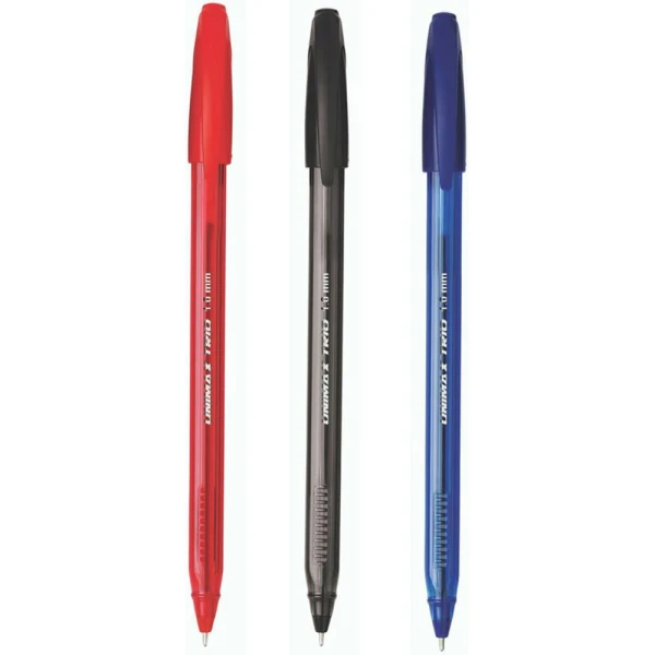 ΣΤΥΛΟ UNIMAX TRIO ΚΟΚΚΙΝΟ ΜΕ ΚΑΠΑΚΙ 1.0mm MEDIUM