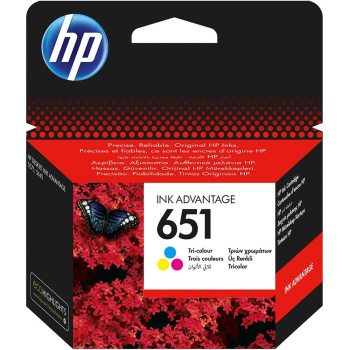 ΜΕΛΑΝΙ HP 651 TRI-COLOUR C2P11AE INKJET CARTRIDGE