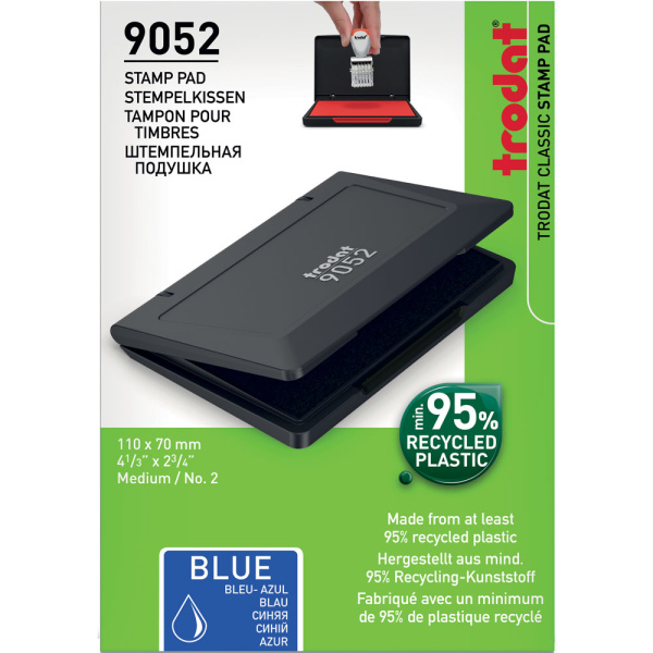 Ταμπόν Trodat 9052 Μπλε 7x11cm Σφραγίδων Απλών