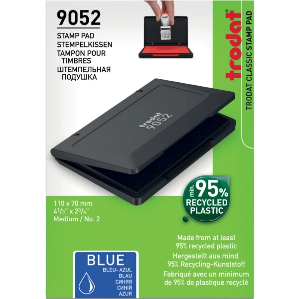 Ταμπόν Trodat 9052 Μπλε 7x11cm Σφραγίδων Απλών