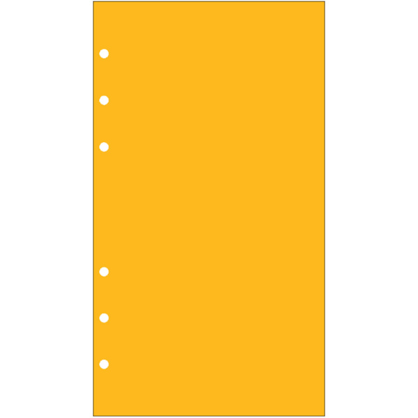 Ανταλλακτικό 17x9.5cm Πορτοκαλί Σημειώσεων Personal Contax 2404