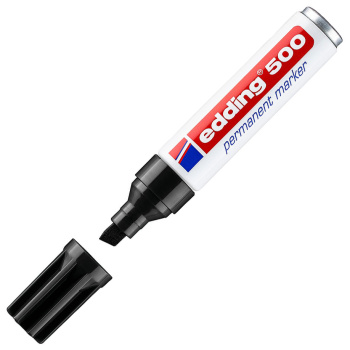 ΜΑΡΚΑΔΟΡΟΣ EDDING 500 ΜΑΥΡΟΣ ΑΝΕΞΙΤΗΛΟΣ 2-7MM ΠΛΑΚΕ