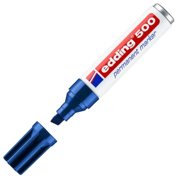 ΜΑΡΚΑΔΟΡΟΣ EDDING 500 ΜΠΛΕ ΑΝΕΞΙΤΗΛΟΣ 2-7MM ΠΛΑΚΕ