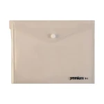 Φάκελος Α5 Διάφανος Premium 23.5x18cm με κουμπί 26382