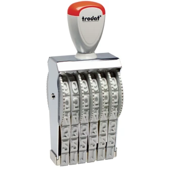 Trodat 15126 Σφραγίδα Αρίθμησης 6 Αριθμών ύψους 12mm