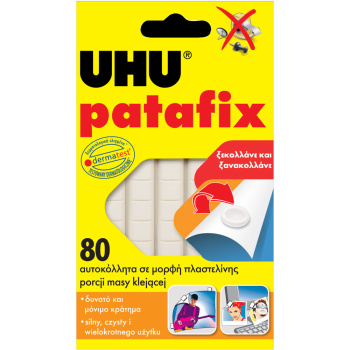 UHU PATAFIX 80Τ ΑΥΤΟΚΟΛΛΗΤΟ ΤΥΠΟΥ ΠΛΑΣΤΕΛΙΝΗΣ