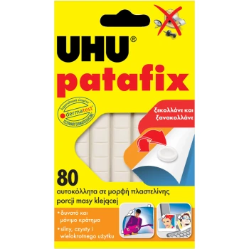 UHU PATAFIX 80Τ ΑΥΤΟΚΟΛΛΗΤΟ ΤΥΠΟΥ ΠΛΑΣΤΕΛΙΝΗΣ