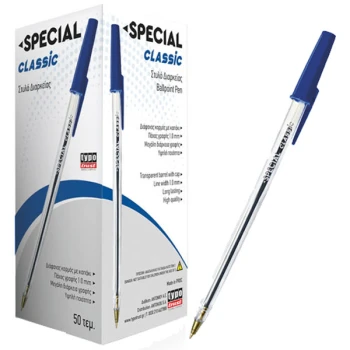 SPECIAL CLASSIC ΜΠΛΕ ΣΤΥΛΟ ΔΙΑΡΚΕΙΑΣ MEDIUM 1mm