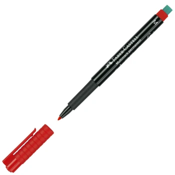 ΜΑΡΚΑΔΟΡΟΣ ΚΟΚΚΙΝΟΣ FABER CASTELL 1525M MULTIMARK ΑΝΕΞΙΤΗΛΟΣ 1,0MM