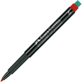ΜΑΡΚΑΔΟΡΟΣ ΚΟΚΚΙΝΟΣ FABER CASTELL 1525M MULTIMARK ΑΝΕΞΙΤΗΛΟΣ 1,0MM