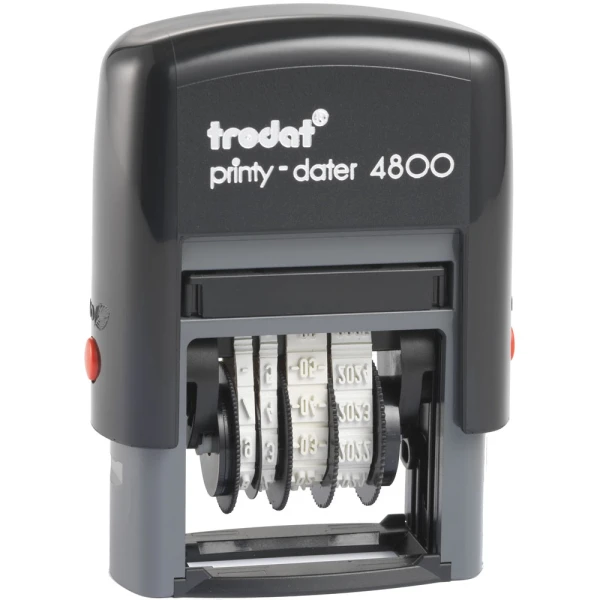 ΣΦΡΑΓΙΔΑ TRODAT PRINTY DATER 4800MA ΗΜΕΡΟΜΗΝΙΩΝ ΑΡΙΘΜΩΝ ΥΨΟΥΣ 3.0mm
