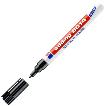 Μαρκαδόρος Edding 8014 Laboratory Marker Μαύρος 1.0mm