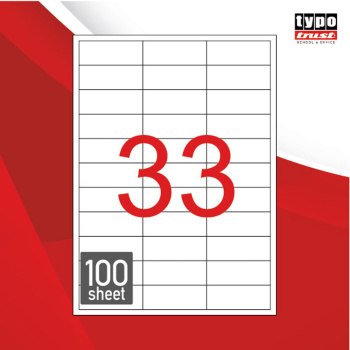 ΕΤΙΚΕΤΕΣ ΕΚΤΥΠΩΤΩΝ 70x25.4mm ΑΥΤΟΚΟΛΛΗΤΕΣ TYPOLABEL TL-3311