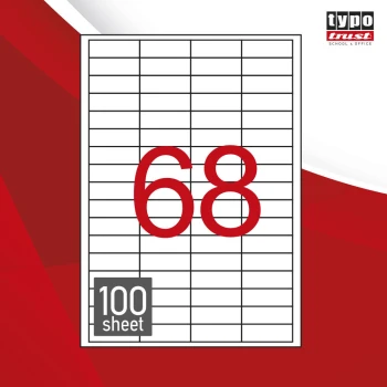Ετικέτες Εκτυπωτών 48.5x16.9mm Αυτοκόλλητες Typolabel TL6811