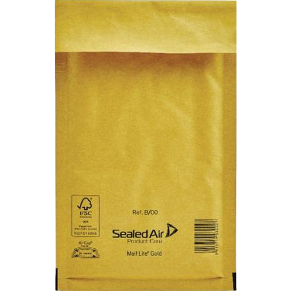 ΦΑΚΕΛΟΣ ΦΥΣΑΛΙΔΩΝ 120x210mm SEALED AIR B/00 MAIL LITE GOLD