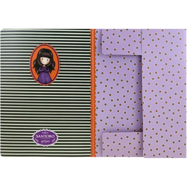 ΦΑΚΕΛΟΣ SANTORO GORJUSS ΠΟΡΤΟΚΑΛΙ FIESTA 25x35cm