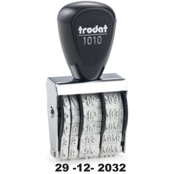 Trodat Classic 1010ma Σφραγίδα Ημερομηνιών Αριθμών 4mm