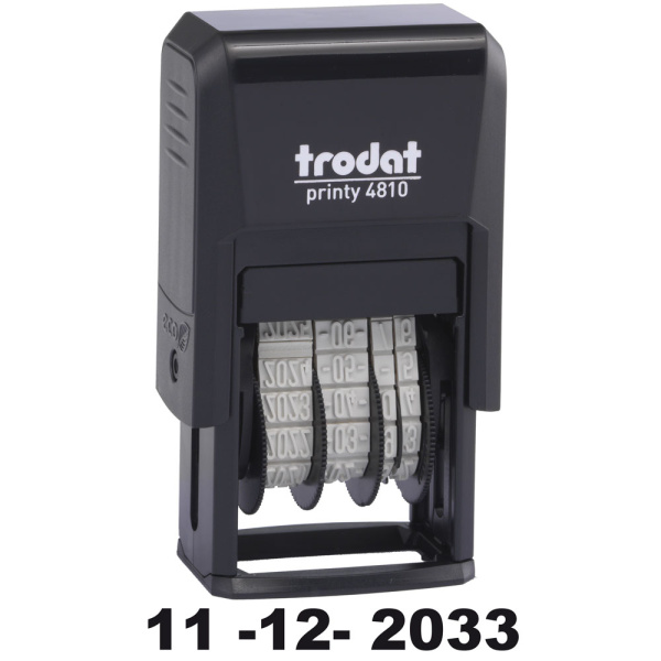 Trodat Printy Dater 4810MA Σφραγίδα Αριθμών Ημερομηνίας ύψους 3.8mm