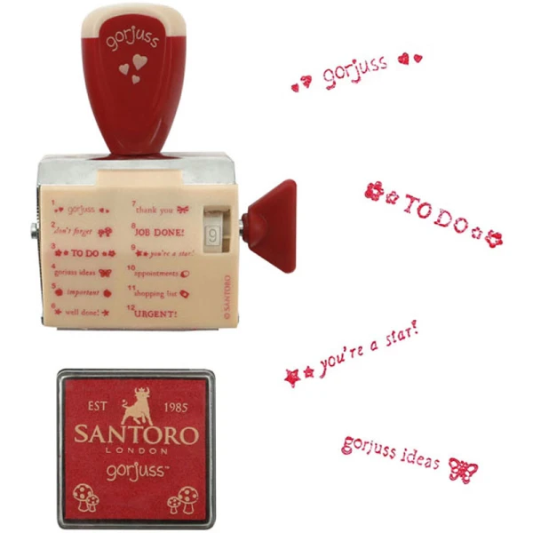 ΣΕΤ ΣΗΜΕΙΩΜΑΤΑΡΙΟ - ΣΦΡΑΓΙΔΑ GORJUSS LITTLE RED RIDDING HOOD 865GJ01