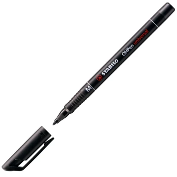 Μαρκαδόρος Stabilo OHPEN Universal 1.00mm Μαύρος Ανεξίτηλος M