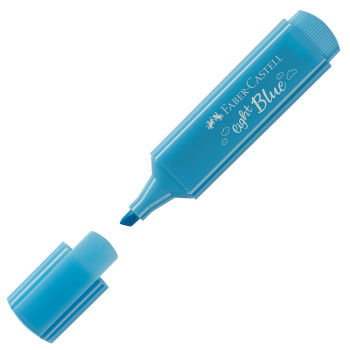 Μαρκαδόρος Υπογράμμισης Faber Castell Pastel Γαλάζιος 1-5mm Light Blue