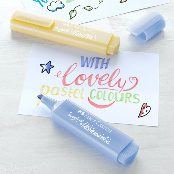 Μαρκαδόρος Υπογράμμισης Faber Castell Pastel Κίτρινο