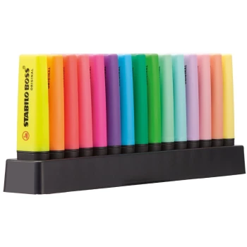 Μαρκαδόροι Stabilo Boss 70/15 Deskset 15 τεμάχια