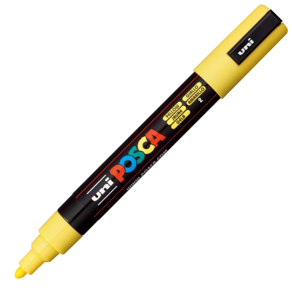 Posca Κίτρινος PC-5M Medium μαρκαδόρος 1.8-2.5mm
