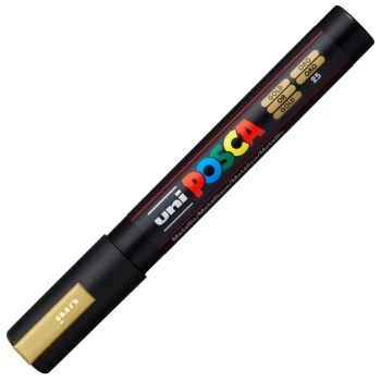 Posca Χρυσός PC-5M Medium μαρκαδόρος 1.8-2.5mm