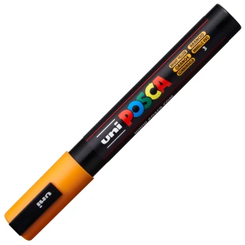 Posca Bright Yellow PC-5M Medium μαρκαδόρος 1.8-2.5mm