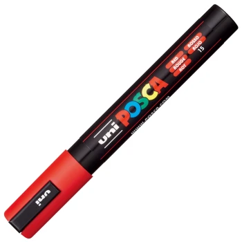 Posca Κόκκινος PC-5M Medium μαρκαδόρος 1.8-2.5mm