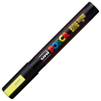 Posca Φωσφοριζέ Κίτρινος PC-5M Medium μαρκαδόρος 1.8-2.5mm