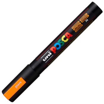 Posca Φωσφοριζέ Πορτοκαλί PC-5M Medium μαρκαδόρος 1.8-2.5mm