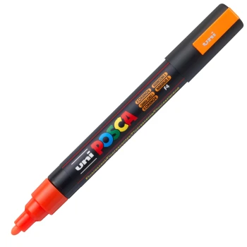 Posca Φωσφοριζέ Πορτοκαλί PC-5M Medium μαρκαδόρος 1.8-2.5mm