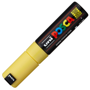 Posca PC-8K Κίτρινος Μαρκαδόρος UNI Large 8mm