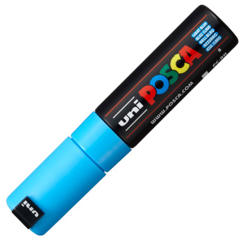Posca PC-8K Γαλάζιος Μαρκαδόρος UNI Large 8mm