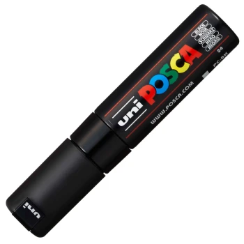 Posca PC-8K Μαύρος Μαρκαδόρος UNI Large 8mm