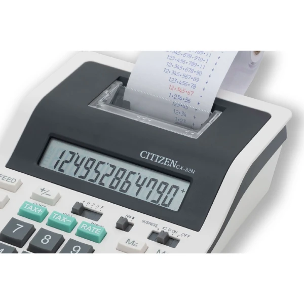 Αριθμομηχανή Citizen CX-32N Χαρτοταινίας 12 Ψηφίων