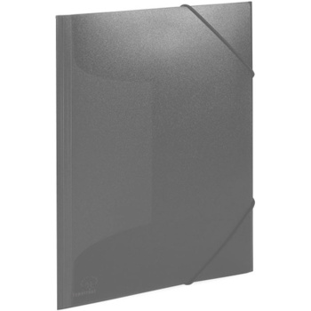 Φάκελος Αυτιά - Λάστιχο Μαύρος Πλαστικός Typotrust 24x32cm FP16500-01