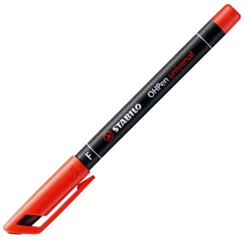 Μαρκαδόρος Stabilo OHPEN Universal 0.60mm Κόκκινος Ανεξίτηλος F