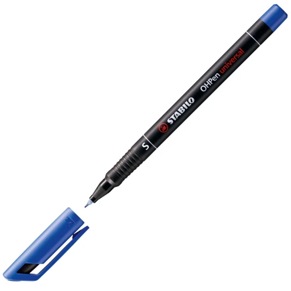 Μαρκαδόρος Stabilo OHPEN Universal 0.30mm Μπλε Ανεξίτηλος S