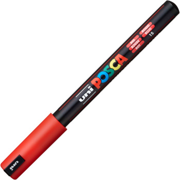 Posca Κόκκινος PC-1MR Λεπτός μαρκαδόρος 0.7mm