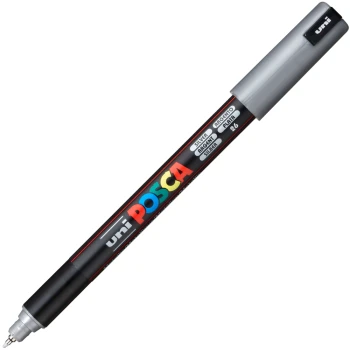 Posca Ασημί PC-1MR Λεπτός μαρκαδόρος 0.7mm