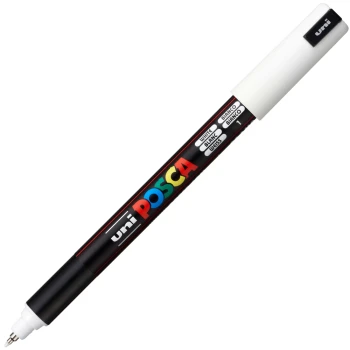 Posca Λευκός PC-1MR Λεπτός μαρκαδόρος 0.7mm