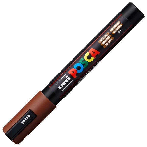 Posca Καφέ PC-5M Medium μαρκαδόρος 1.8-2.5mm
